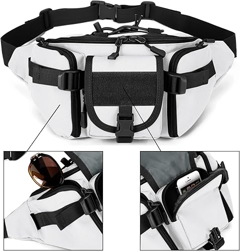 Miniatura 65 de ArcEnCiel resistente al agua Táctico Cinturón de cadera Cintura Pack Bolsa Fanny Militar Packs Bolsa para senderismo escalada al aire libre Bumbag