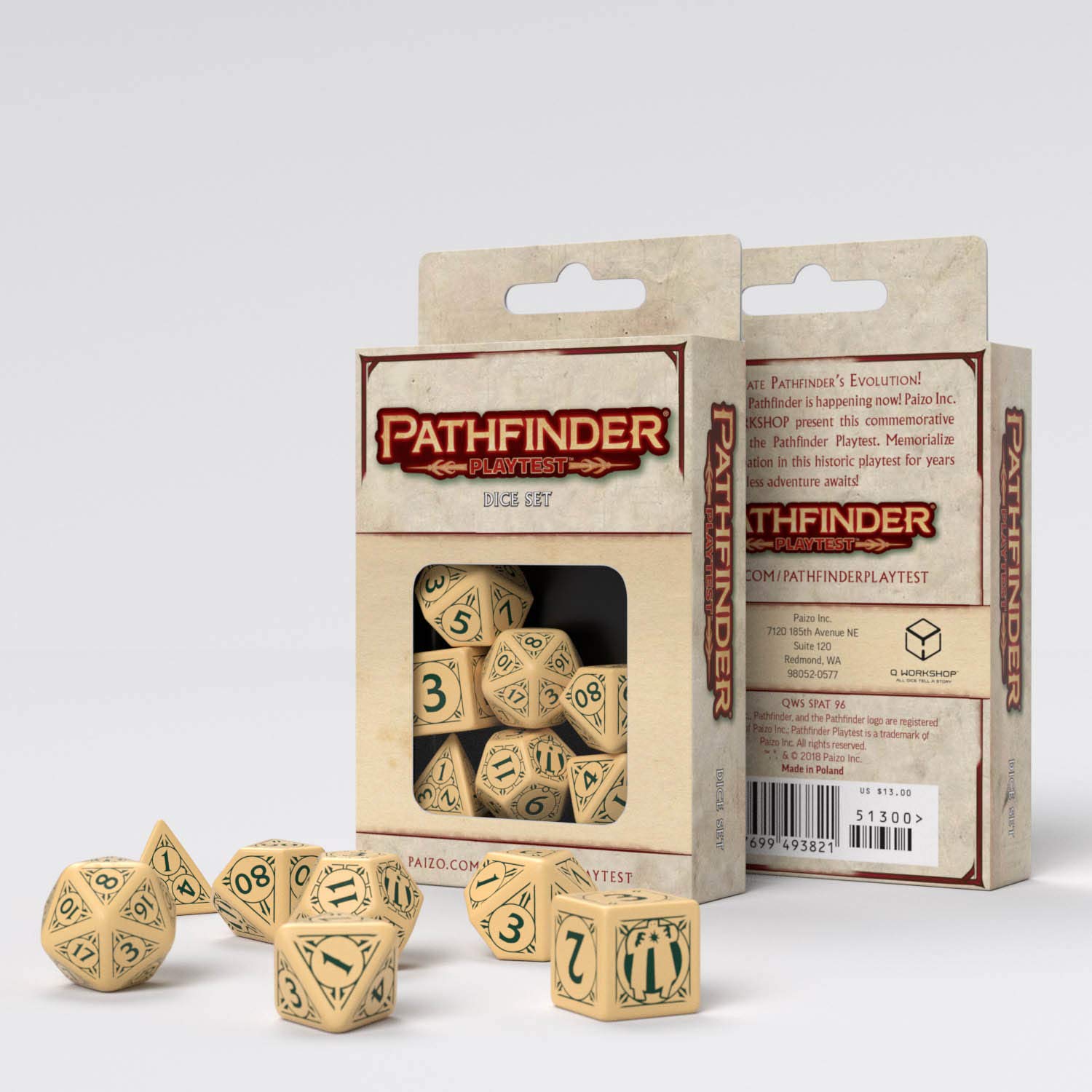 Q Workshop Collection Pathfinder - Set - Iron Gods - Qworkshop Dés