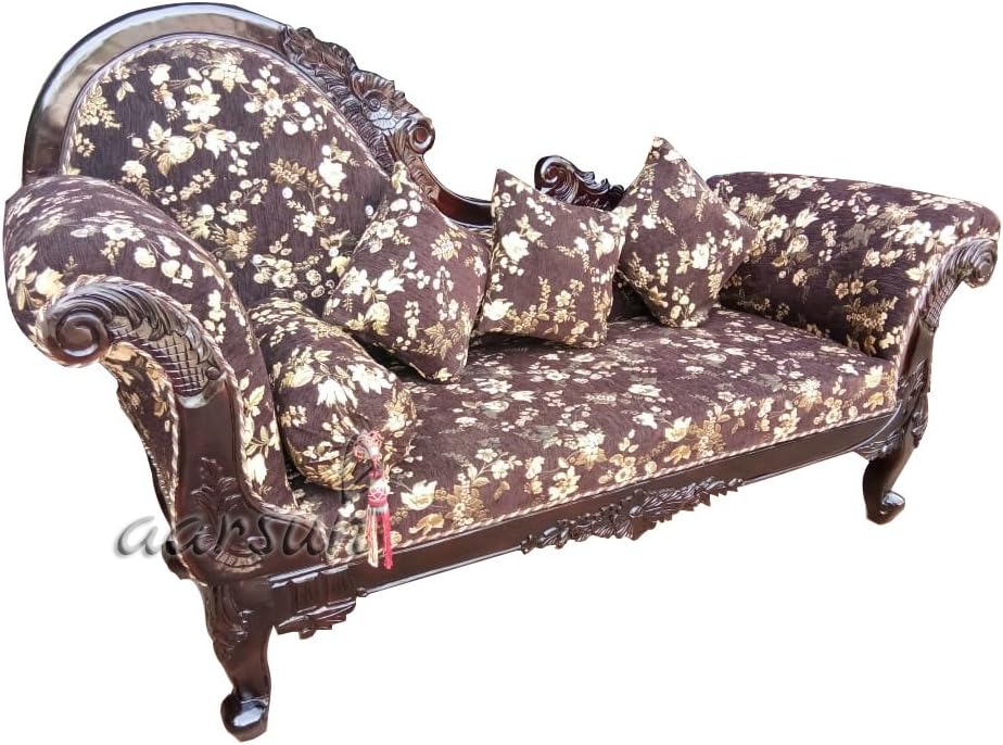 Aarsun Woods Handcrafted Wooden Deewan | Wood Diwan | Traditional Diwan | Wooden Living Room Furniture | Saharanpur Wooden Furniture | Recamier | English Furniture