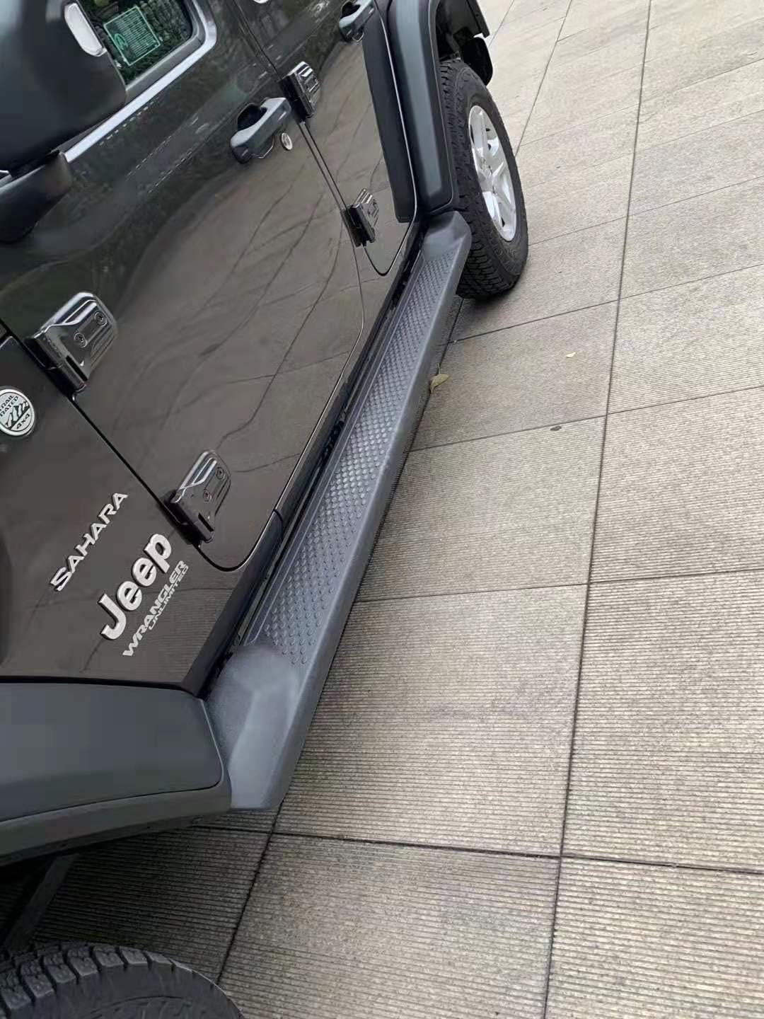 Side Step Running Boards Nerf Bar Compatible with 2018 2019 2020 2021 Jeep Wrangler JL Unlimited 4 Door