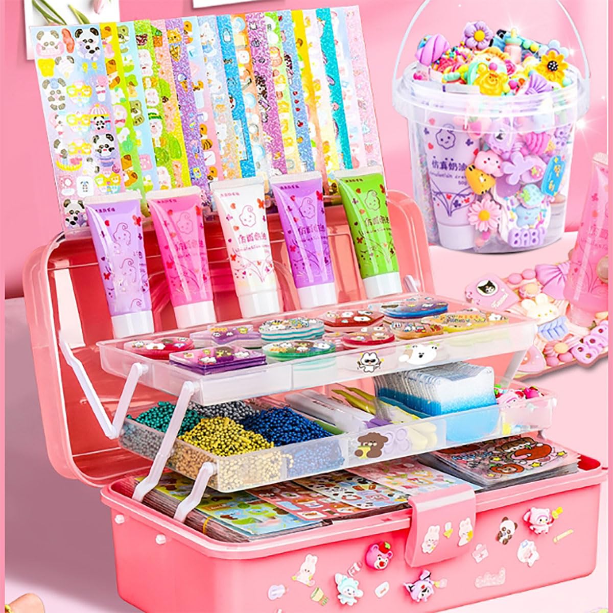 ぬぅちゃん　ハンドメイド　キーホルダー　缶バッチ　シール　セット Amazon | LUAMY 用玩具 キーホルダー シール アクリル