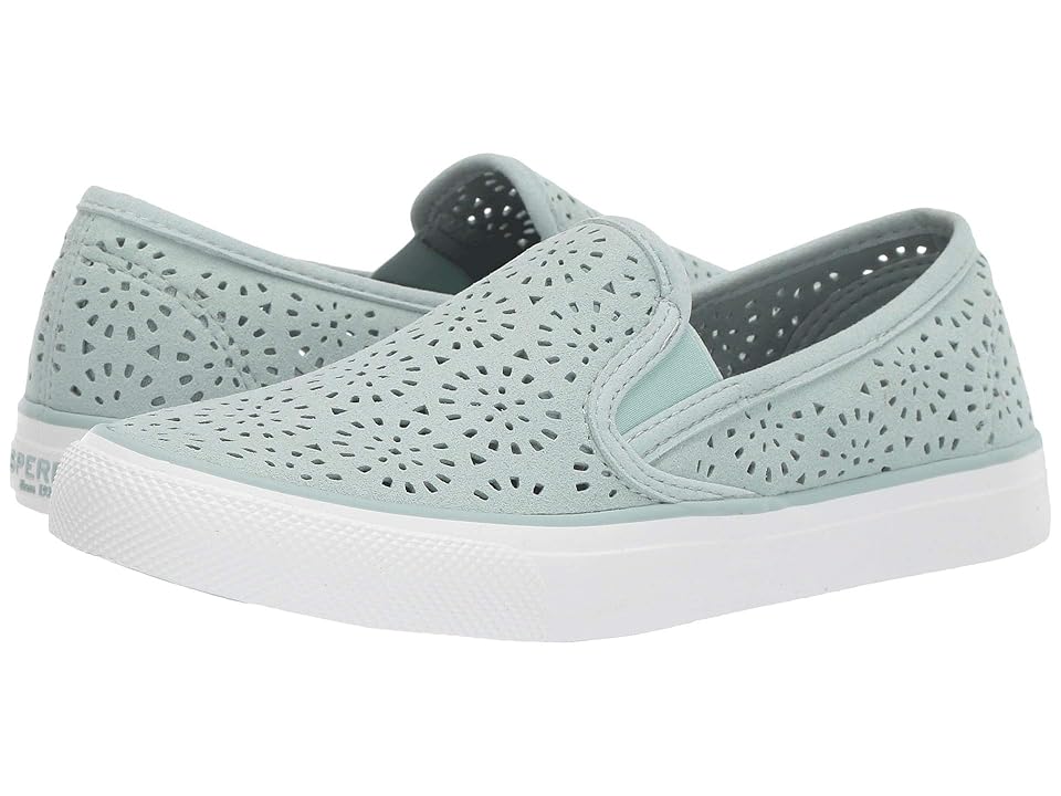 

Sperry Seaside Perf (Mint) Women's Slip on Shoes, Green