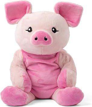 HUGIMALS Harper the Pig 20 Inch 4.5 lb Heavy Cute Sensory Weighted Comfort Plush | Large Unscented Washable Self Care Calming Stuffed Animal for Kids, Teens and Adults