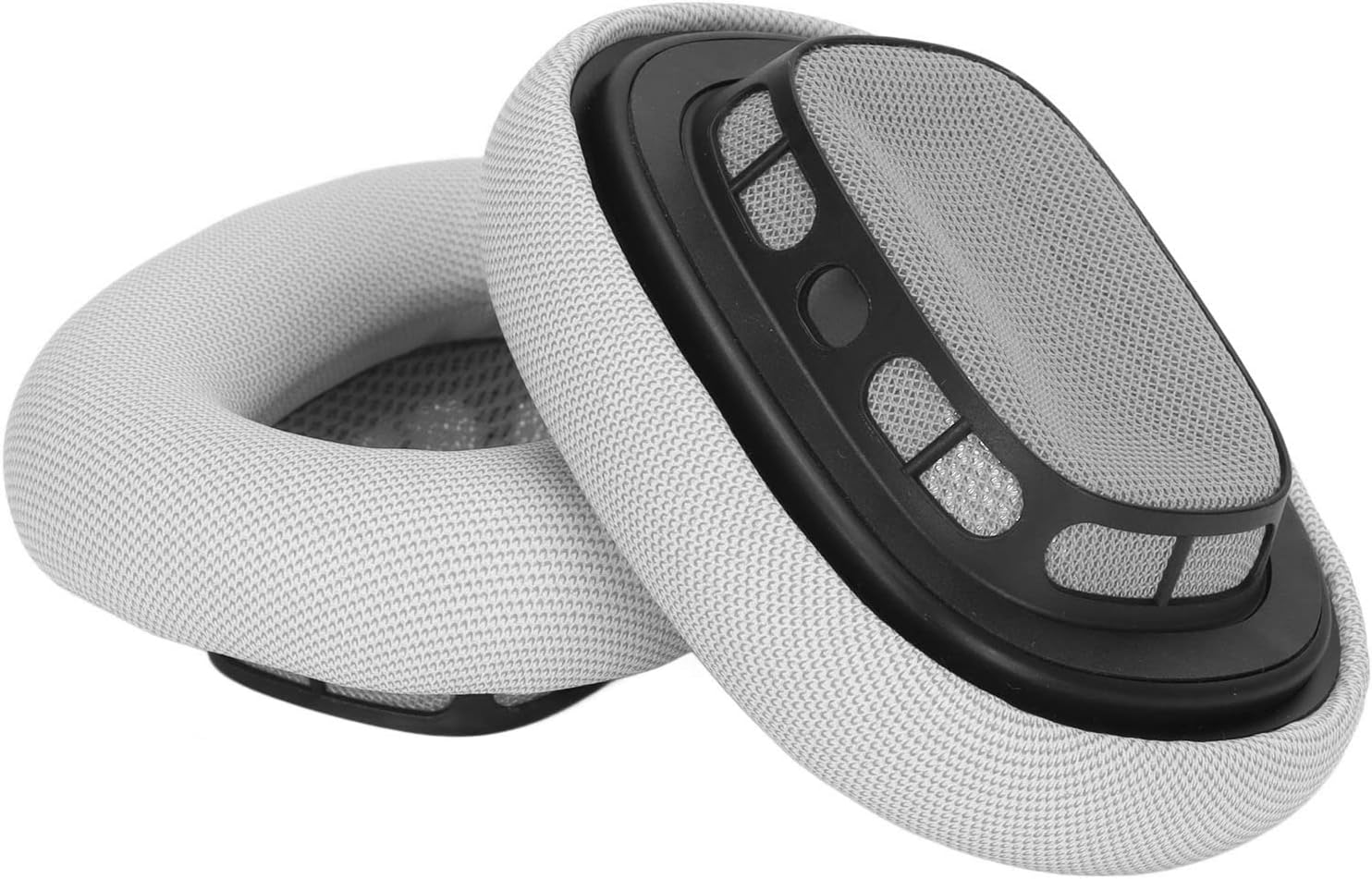Dioche Headphone Ear Cushions Replacement Soft Memory Foam Protein Leather Earpads Black – Comfortable, Breathable, Magnetic Fit (Grey)