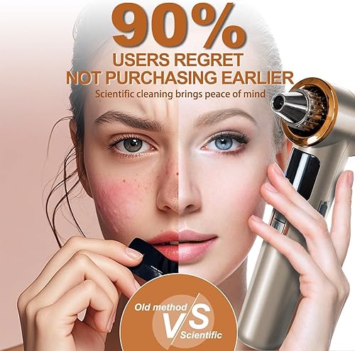 Miniatura 2 de Aspiradora removedor de puntos negros con calefacción, extractor de puntos negros, 3 niveles de succión ajustables, 9 modos