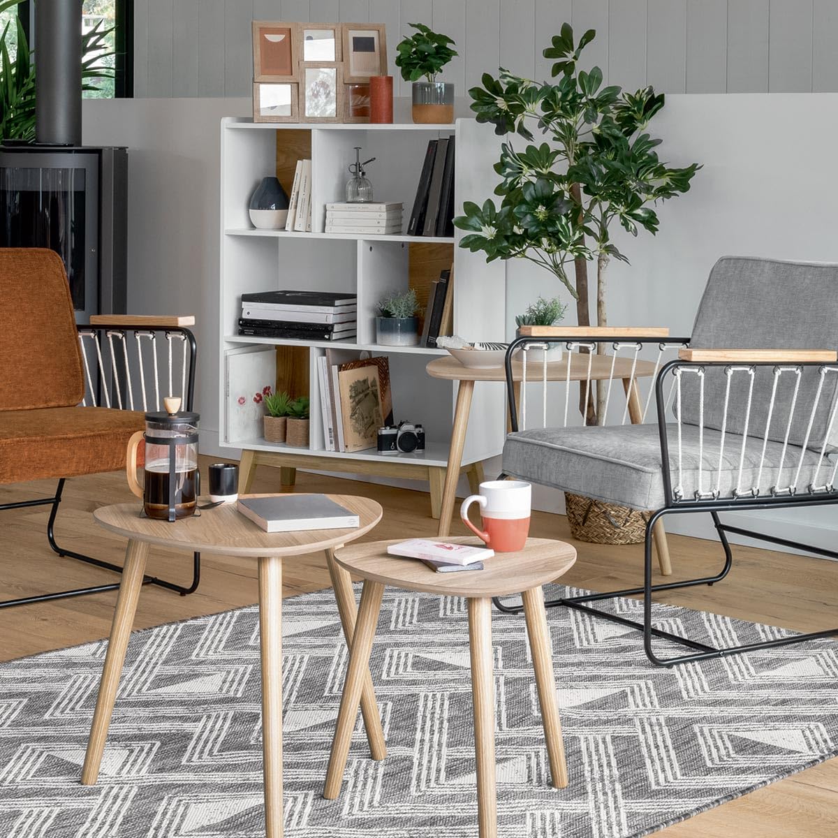 Atmosphera - Tables gigognes Mileo - Bois Naturel