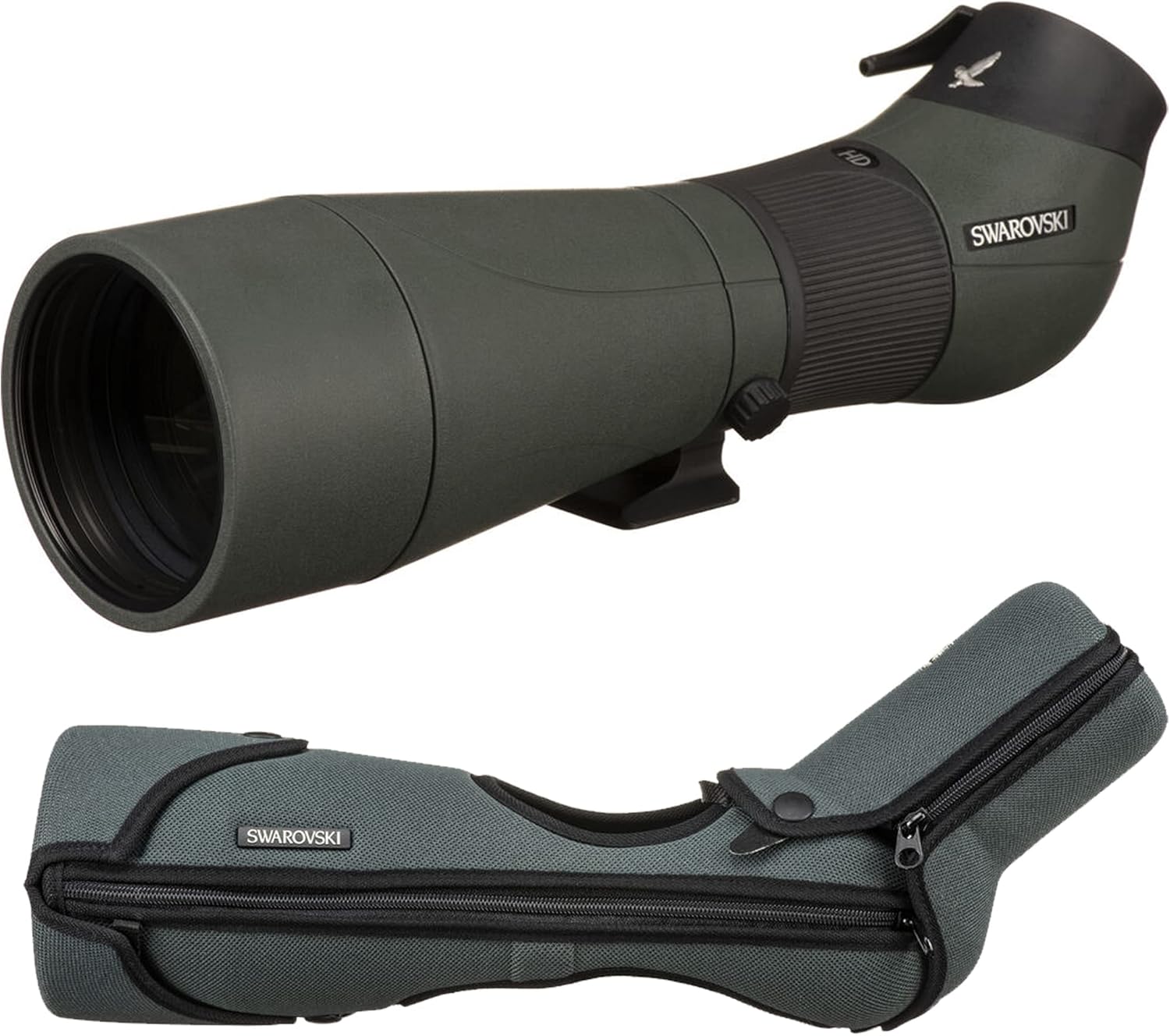 Amazon Swarovski ATS80 HD スポッティングスコープ (角度付きビューイング、アルカスイスシューズ