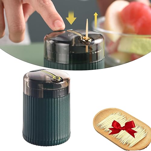 Dispensador automático de palillos de dientes, dispensador automático de palillos de dientes, dispensador de palillos emergentes, dispensador de