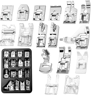 16 Pieces Sewing Machine Presser Foot Set fits for Most Sewing Machines
