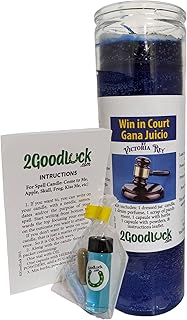 Win in Court Dressed Candle Kit - Veladora Preparada Gana Juicio