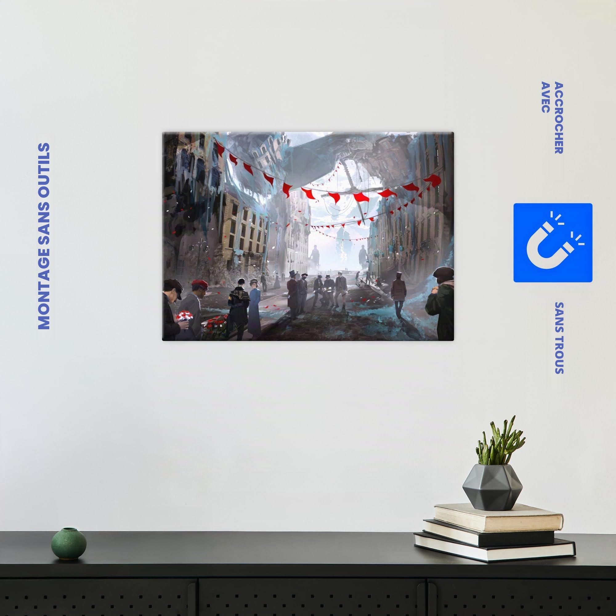 Displate Officiel Clair Obscur: Expedition 33 Poster - Lumiere Gommage - Métallique Fixation Magnétique Licence Officielle Image Affiche de Haute Qualité 45 cm x 32 cm