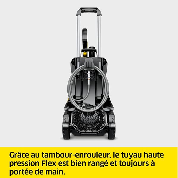 Kärcher Nettoyeur Haute Pression K 7 Premium Power Flex Home, Pression : Max. 180 Bar, Débit : 600 l/h, Surface : 60 m²/h, Poids : 17,9 kg, Pistolet Haute Pression, Rotabuse, Lance, Home Kit - 5