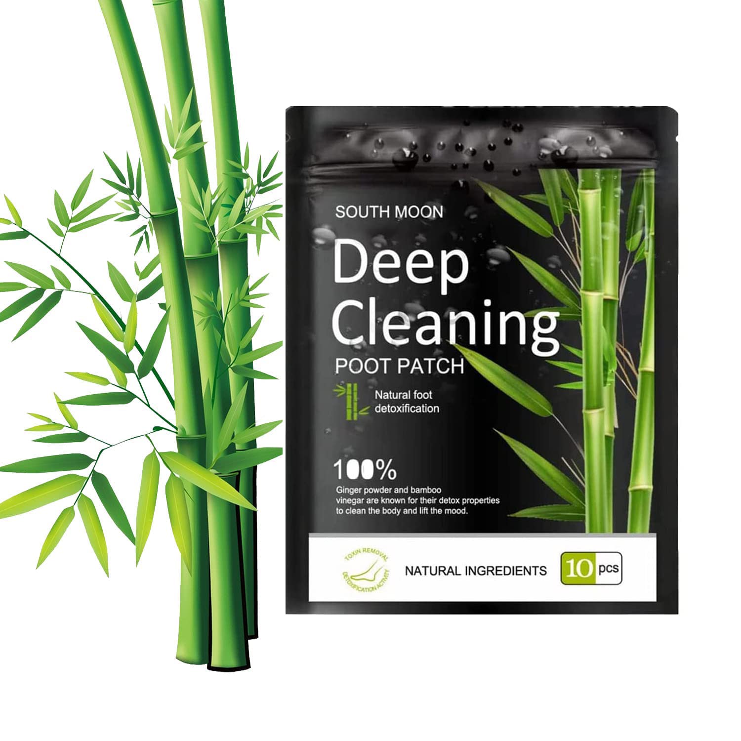 Foot Patch Deep Cleansing Foot Patch Sleeping &Stress Relieve Dehumidification and Cleansing Foot Pads for Foot Care Improve Quality of Sleep (A)