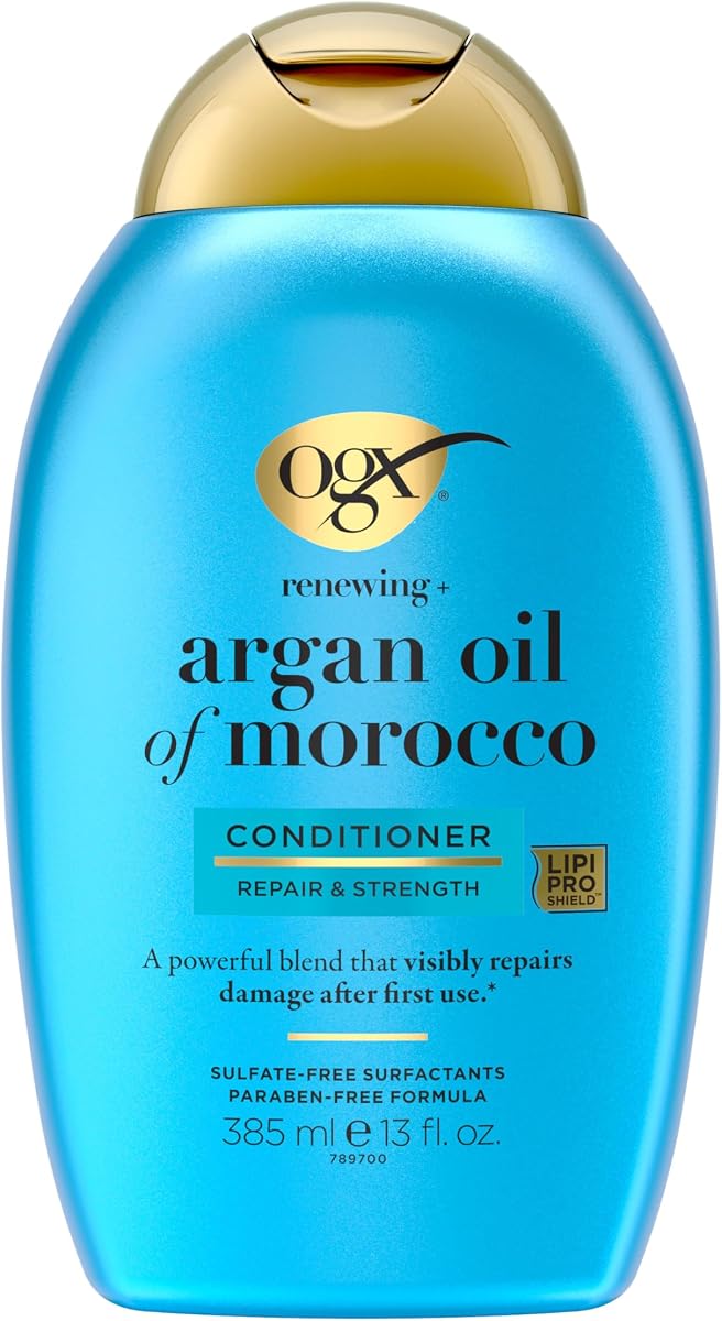 Renewing + Argan Oil of Morocco Conditioner, 13 fl oz | Repair Conditioner, Helps Strengthen & Repair Dry Damaged Hair, Paraben-Free, Sulfate-Free Surfactants