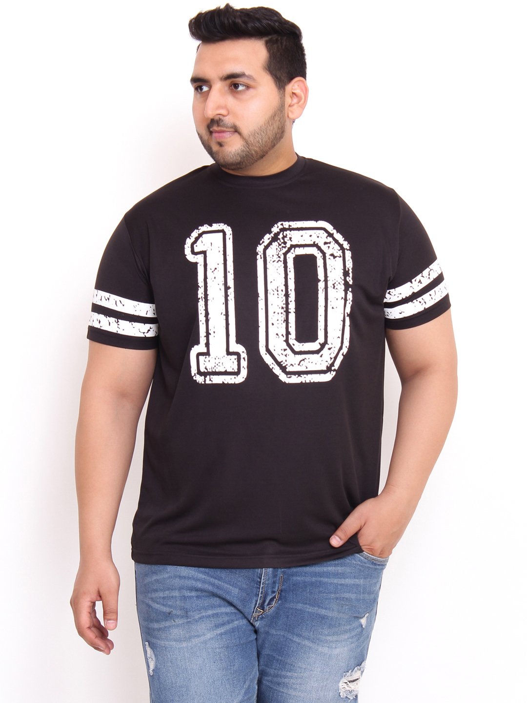 bigbanana Plus Size Men's Round Neck T-Shirt-picture-40