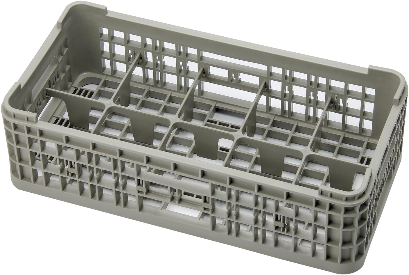 Ishikawa Resin Industries HK-551-10 Drying Rack, Cycle Cleaning Half Rack, Gray, 10 Dividers, Height 4.3 inches (111 mm), 1 Piece, Polypropylene, Made in Japan