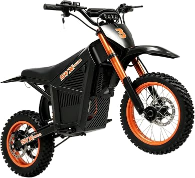 SYX MOTO ARC Electric Dirt Bike, Peak 3000W, 37MPH, 48V/21Ah, 14"/12" Tires