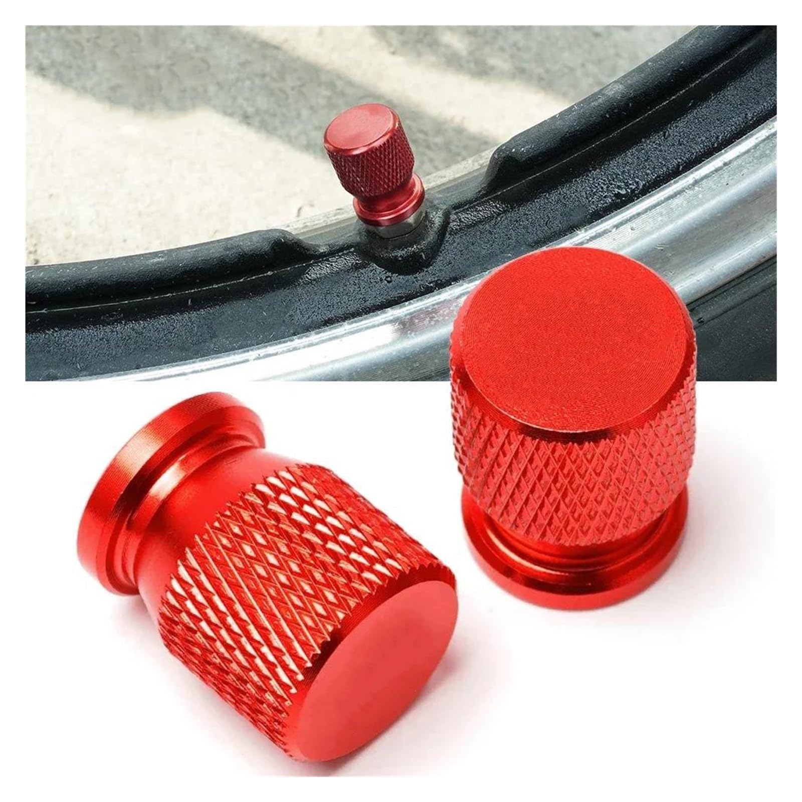 Bouchons De Valve Moto En Aluminium CNC – Pour Honda Hornet, Shadow, PCX, XADV… (lot De 2) - 8