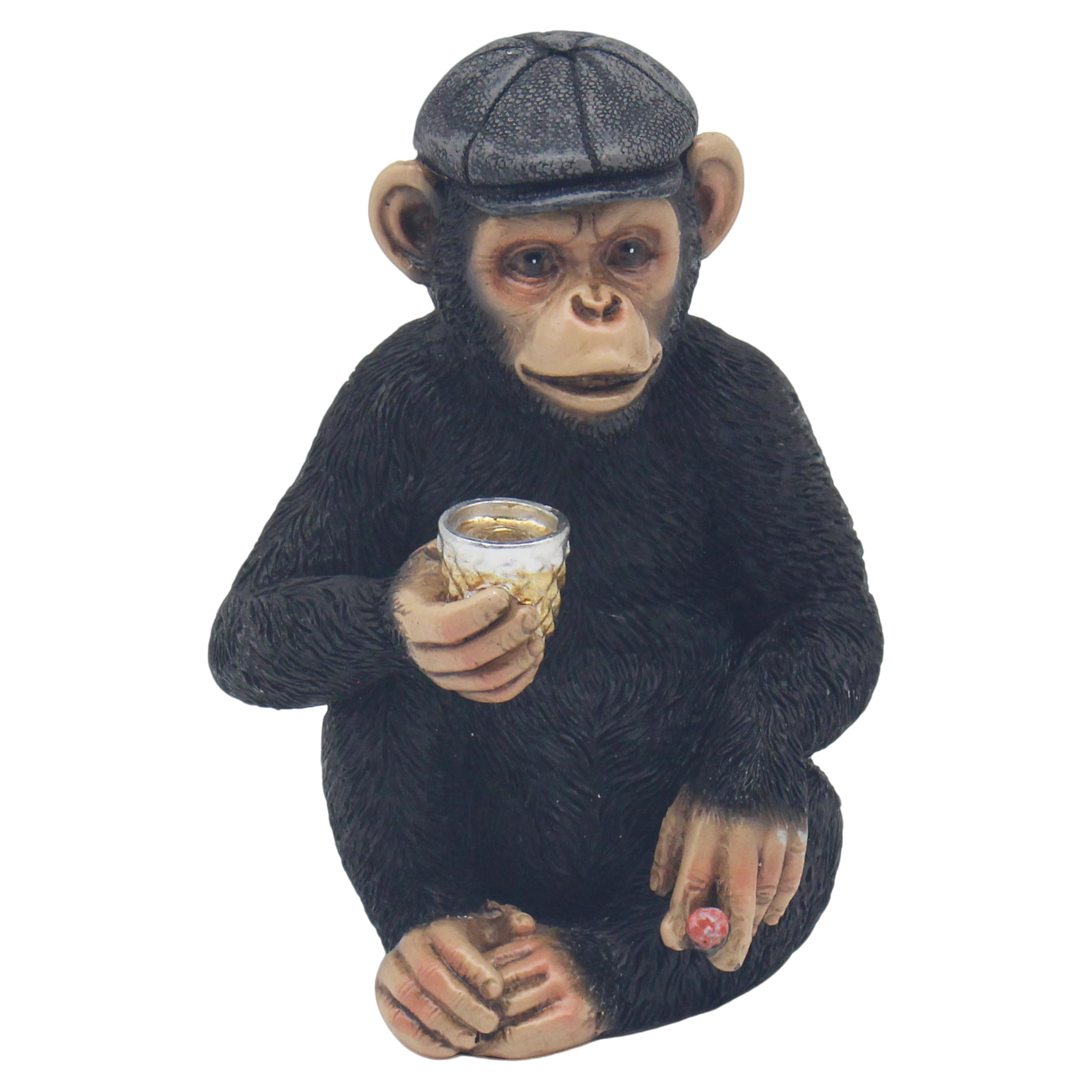 L & P Home & Gifts Cheeky Monkeys Polyresin Cheeky Monkey Drinking Figurines & Ornaments For Home & Office | Home Decor Accessories Statues For Indoor & Outdoor | Lovely Gifts for Women & Men