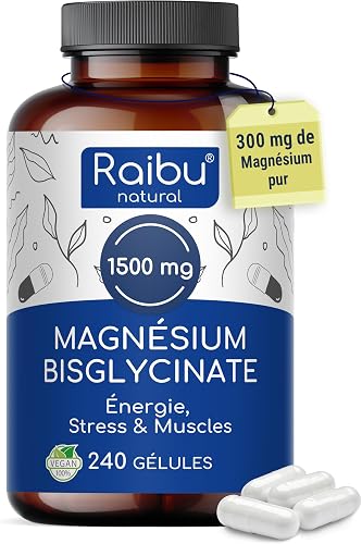 240 gélules Magnésium Bisglycinate