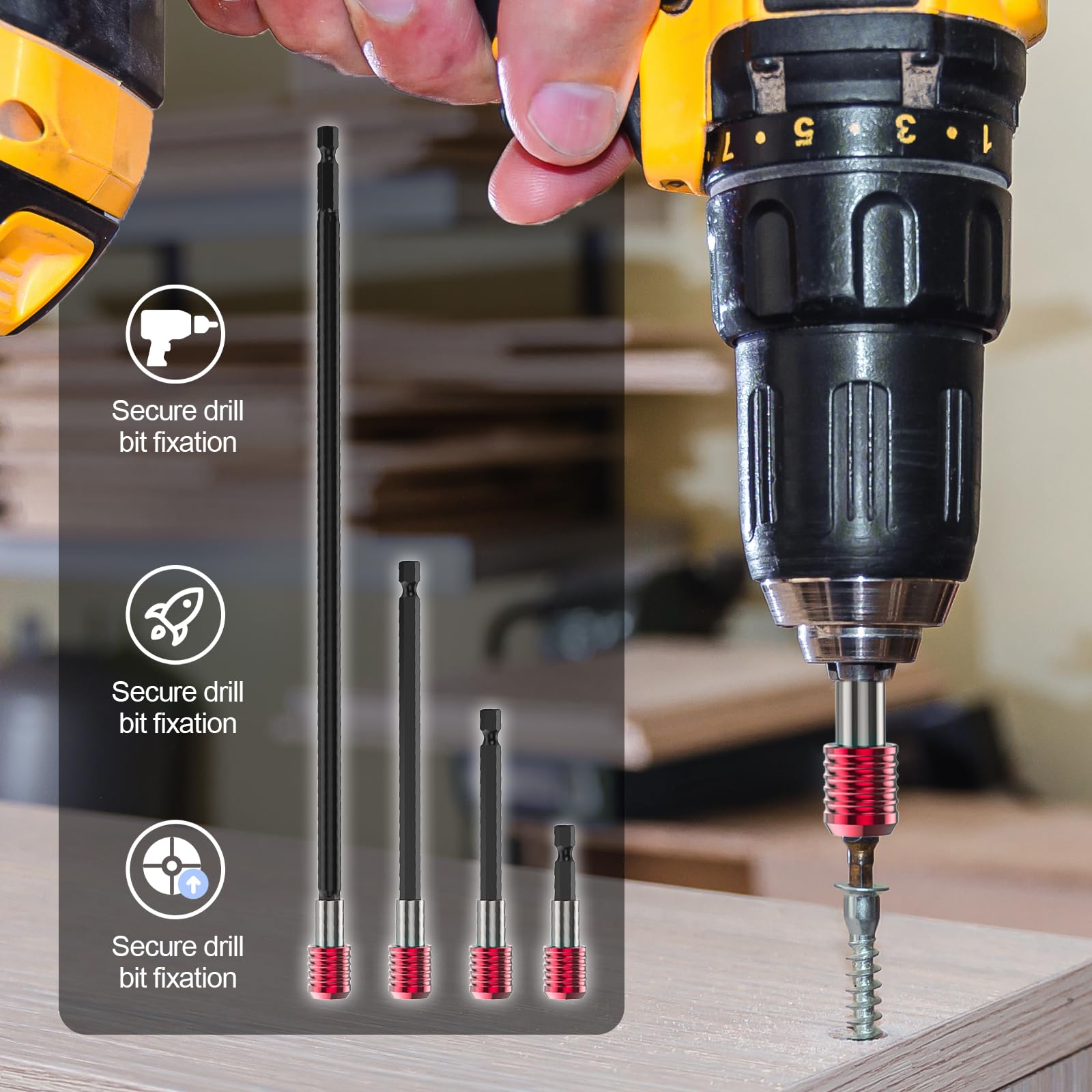Magnetic Bit Holder Set - Extend Your Reach! -3