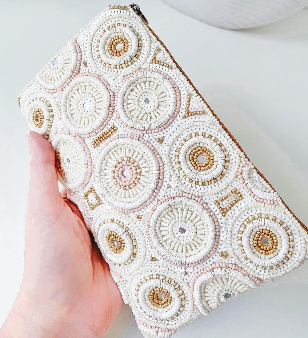 Bamboo Trading Club Bag Gold Circles - Image 2