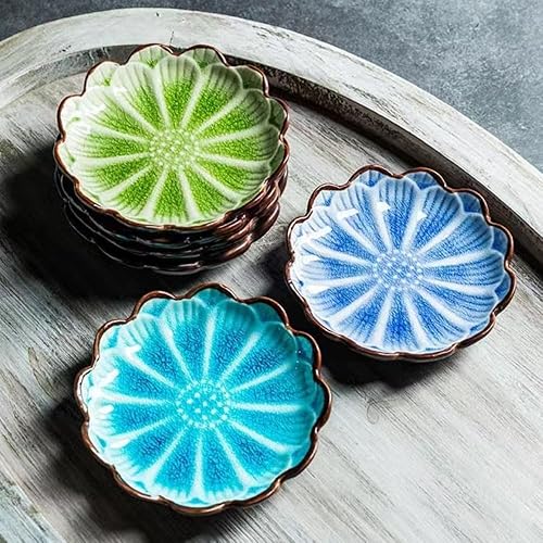 Miniatura 7 de Soporte de cuchara de cerámica para la parte superior de la estufa, grietas de hielo, soporte para cuchara de cocina, soporte para cuchara de cocina