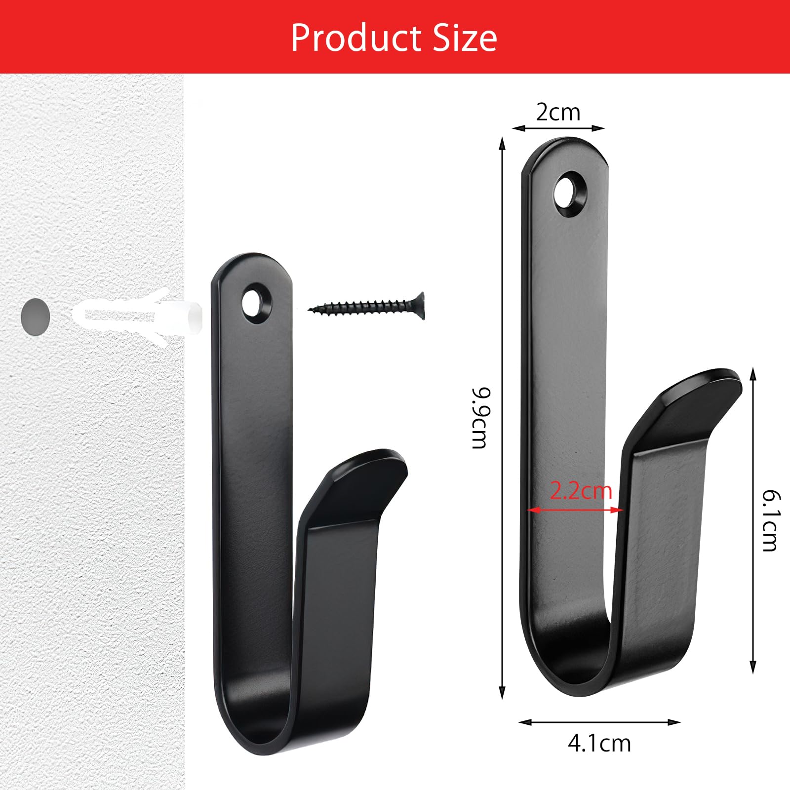 HENGBIRD 2 soportes de pared horizontales para snowboard, soporte de pared para monopatín, longboard, almacenamiento y snowboard + 1 gancho para atornillar
