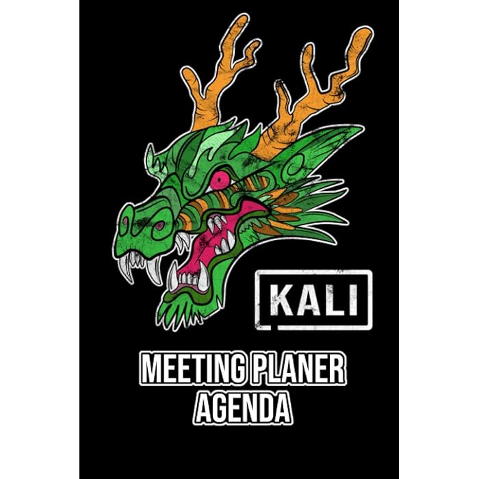 Buy Kali Linux Dragon Meeting Planer ToDo List Kalender 2021 Penetraiton Test Meeting Planer 