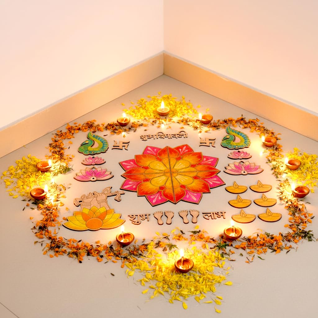DIY Rangoli Kit Decorative Set