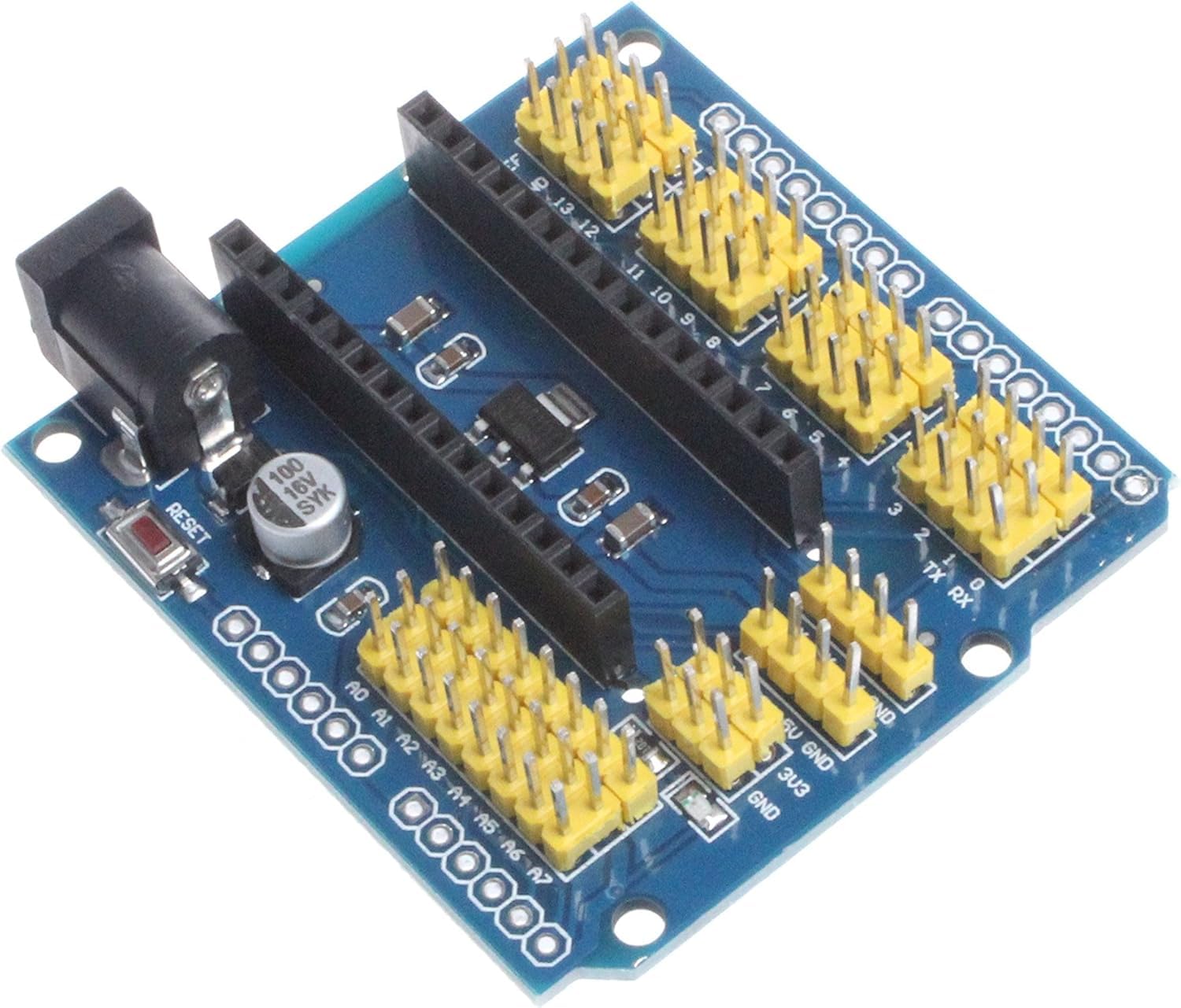 SP Electron Nano I O Expansion Sensor Shield Module for UNO R3 Nano V3.0 (Pack of 1)