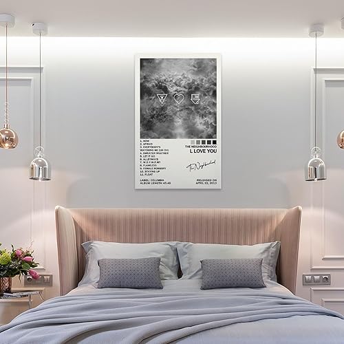 Miniatura 8 de Póster de The Neighborhood I Love You, póster de vinilo con música (25) lienzo decorativo para dormitorio, moderno, para el hogar, impresiones