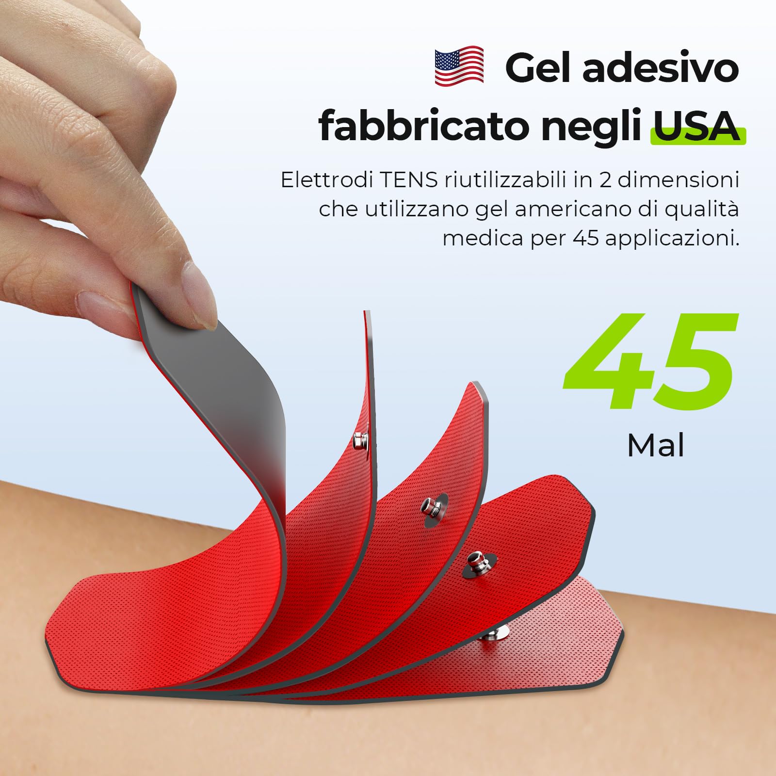 AUVON Elettrostimolatore muscolare con Case in EVA, TENS Elettrostimolatore ricaricabile per il trattamento del dolore con 24 Modalità di allenamento, 2 canali per elettrostimolatore, 12 elettrodi