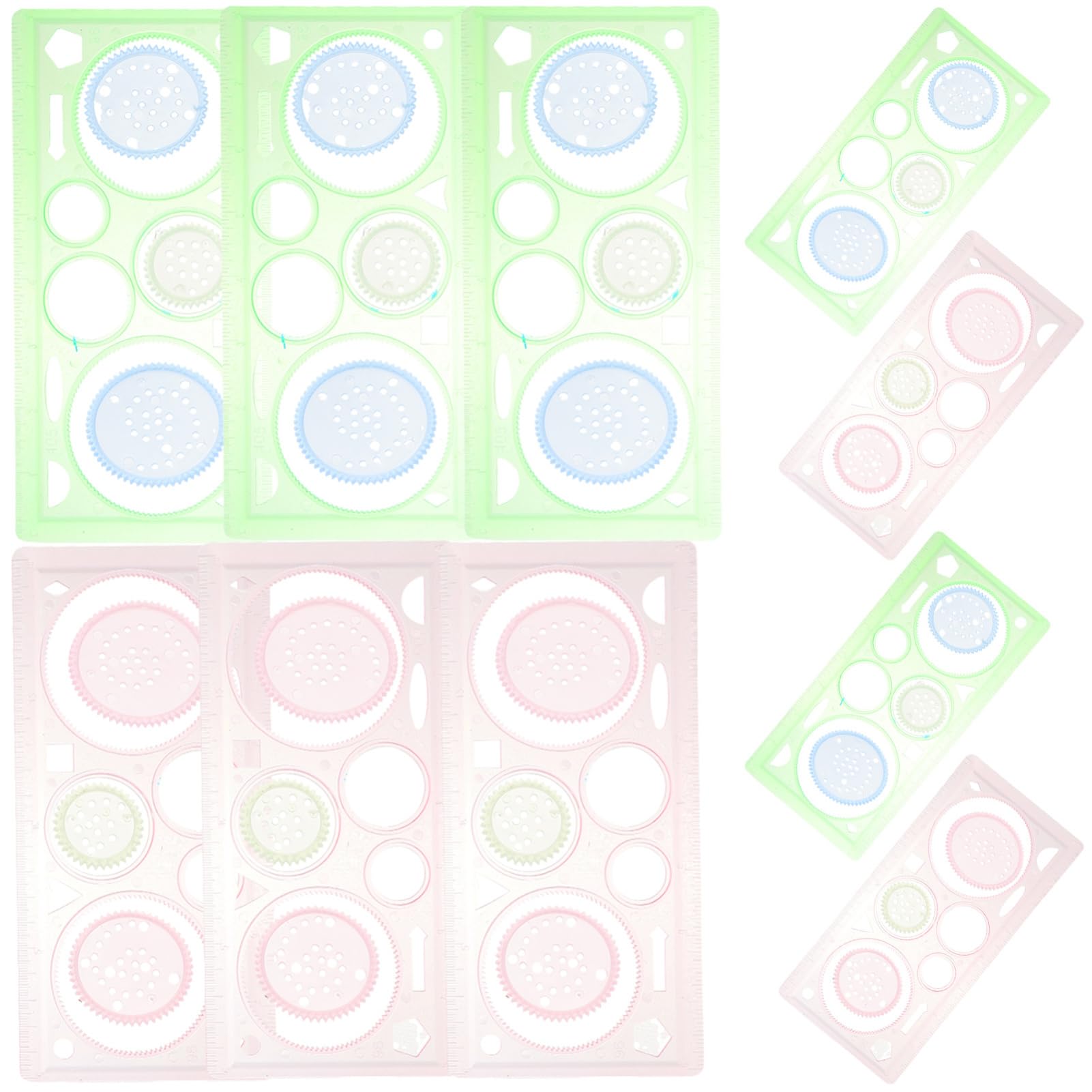 Tofficu 5 Juegos Regla De Plantilla De Dibujo Plantillas De Plantas Plantillas Para Pintar Decoracion Hogar Decoración Hogar De Pintura De Bricolaje Reglas De Pintura 10 Uds * 5