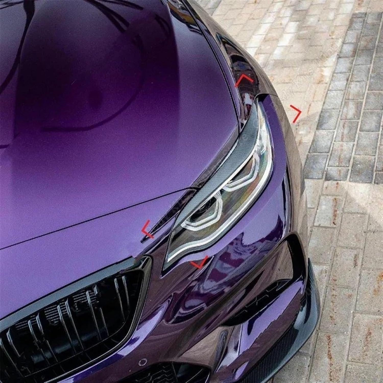 眉毛のランプカバートリム F87 M2 F22 F23 220i 228i 230i M235i M240i 2014-2022 ボ