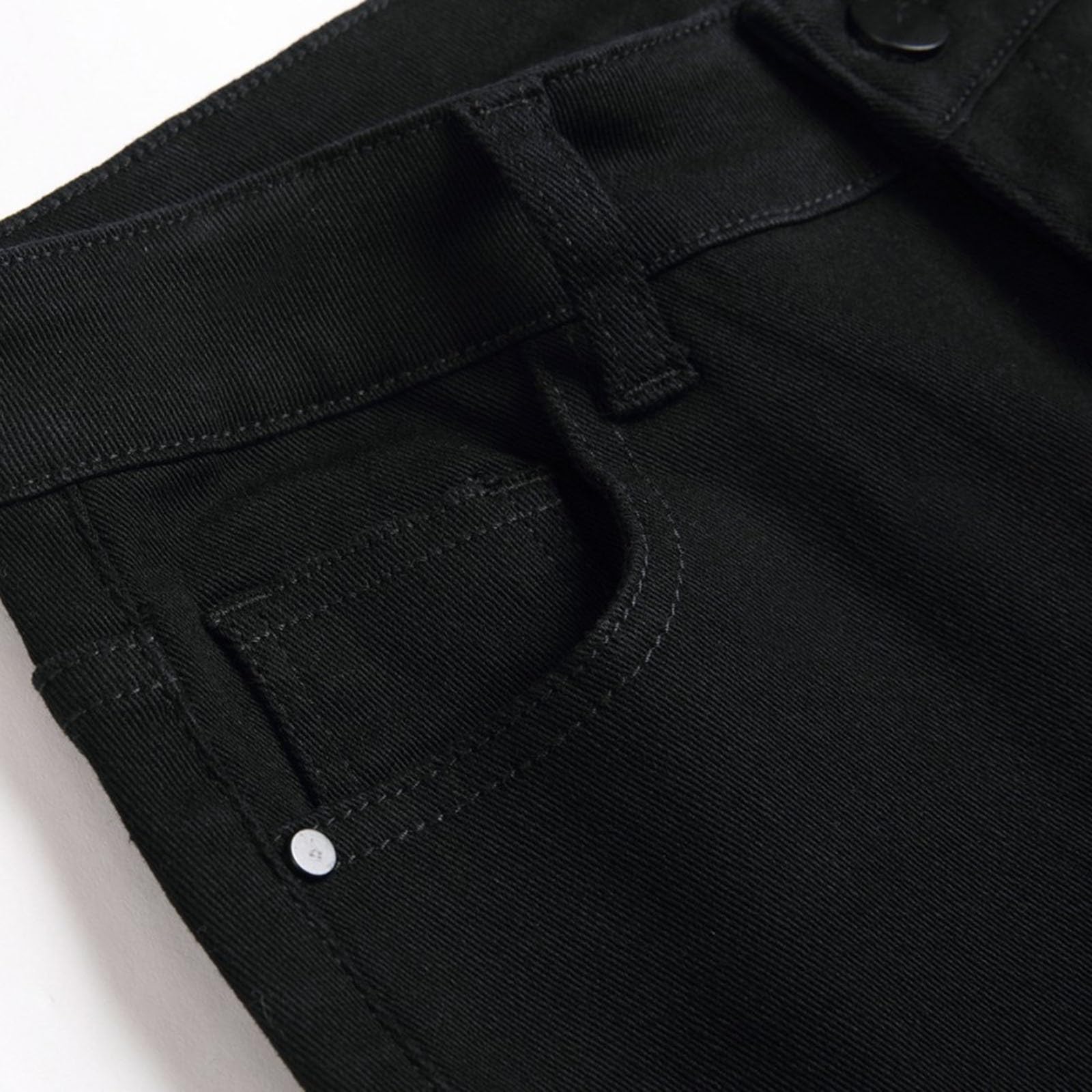 Jeans Strappati Bambino, Jeans Skinny da Ragazzo, Pantaloni Tuta Ragazzo con Tasche Resistenti, Casual E Dall'Aspetto Vissuto Ad Alta Elasticità Y2K, per Adolescenti dai 4 Ai 14 Anni.