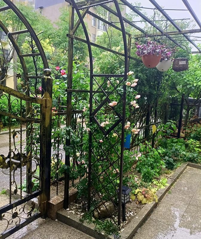 Arco de jardín resistente para guiar plantas trepadoras sin caídas 5