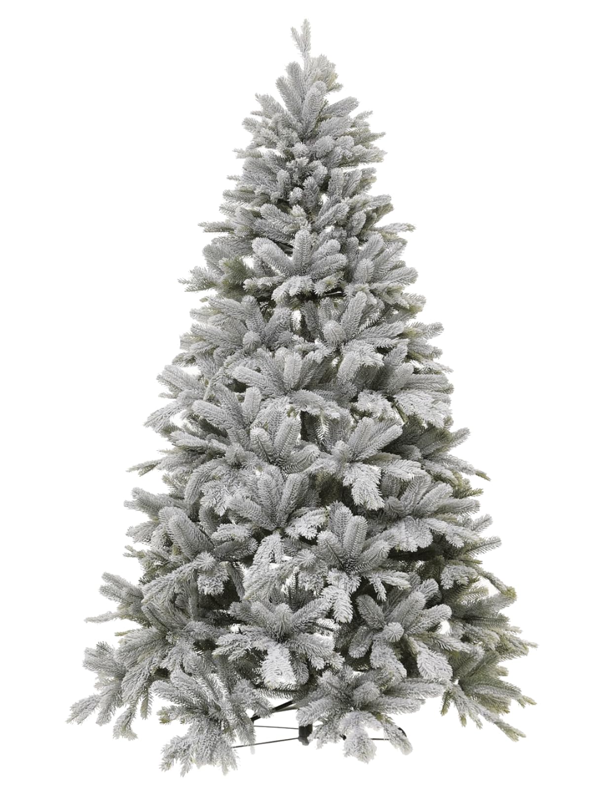 VIVANNO Sapin de Noël Artificiel Nordmann avec Neige 150 cm de Haut