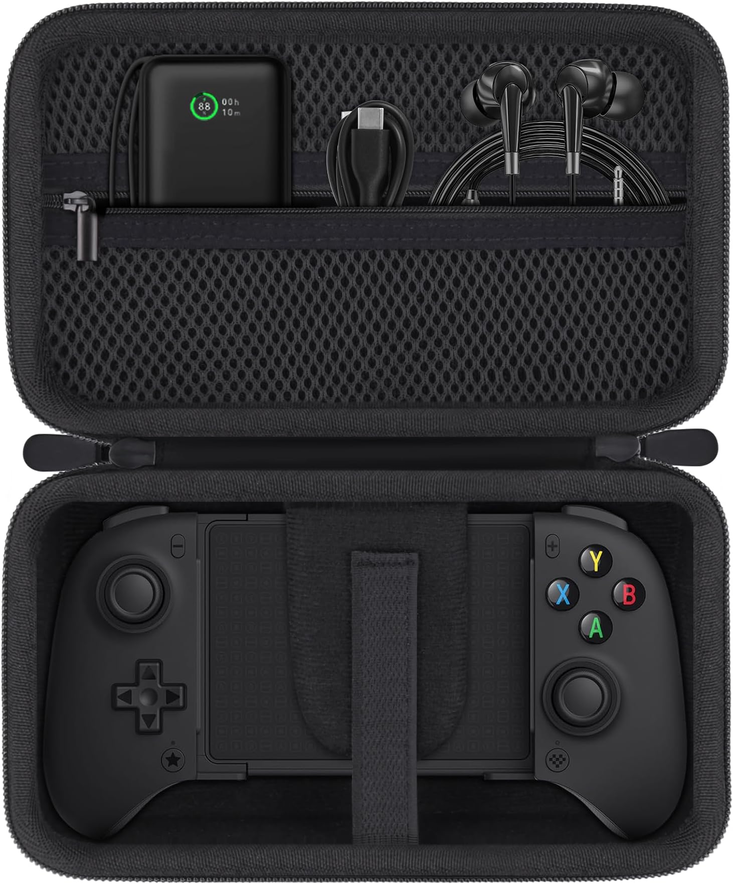 Aenllosi Hard Case for 8Bitdo Ultimate Mobile Gaming Controller, 8Bitdo Phone Controller Organizer (Case Only) (Black)