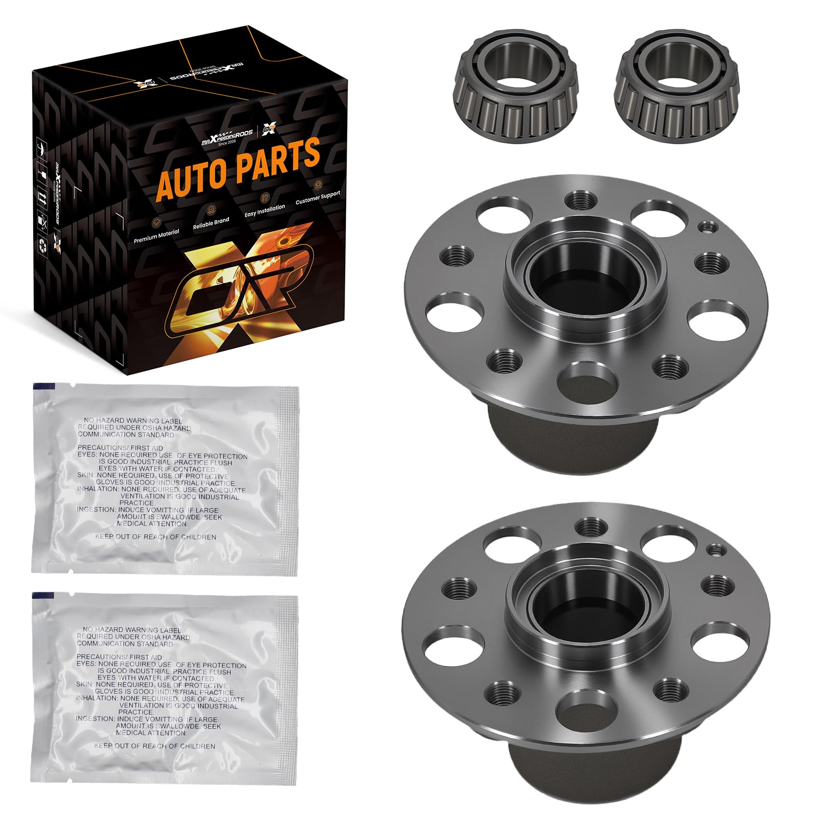 maXpeedingrods 2x Radnabe Vorne Radlager für Mercedes-Benz C-Klasse CDI CGI W204 2007-2014