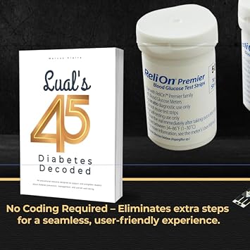 Premier Blood Glucose Test Strips 50 ct for Glucose Monitor Kit