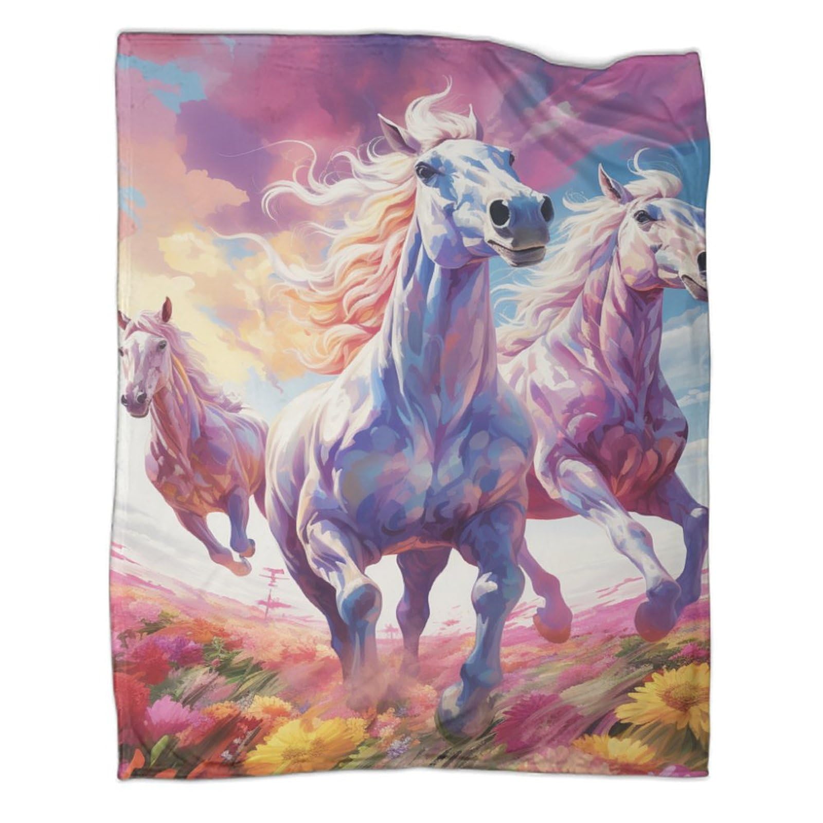 Couverture cheval chaude pour ne plus avoir froid au bureau ou au lit