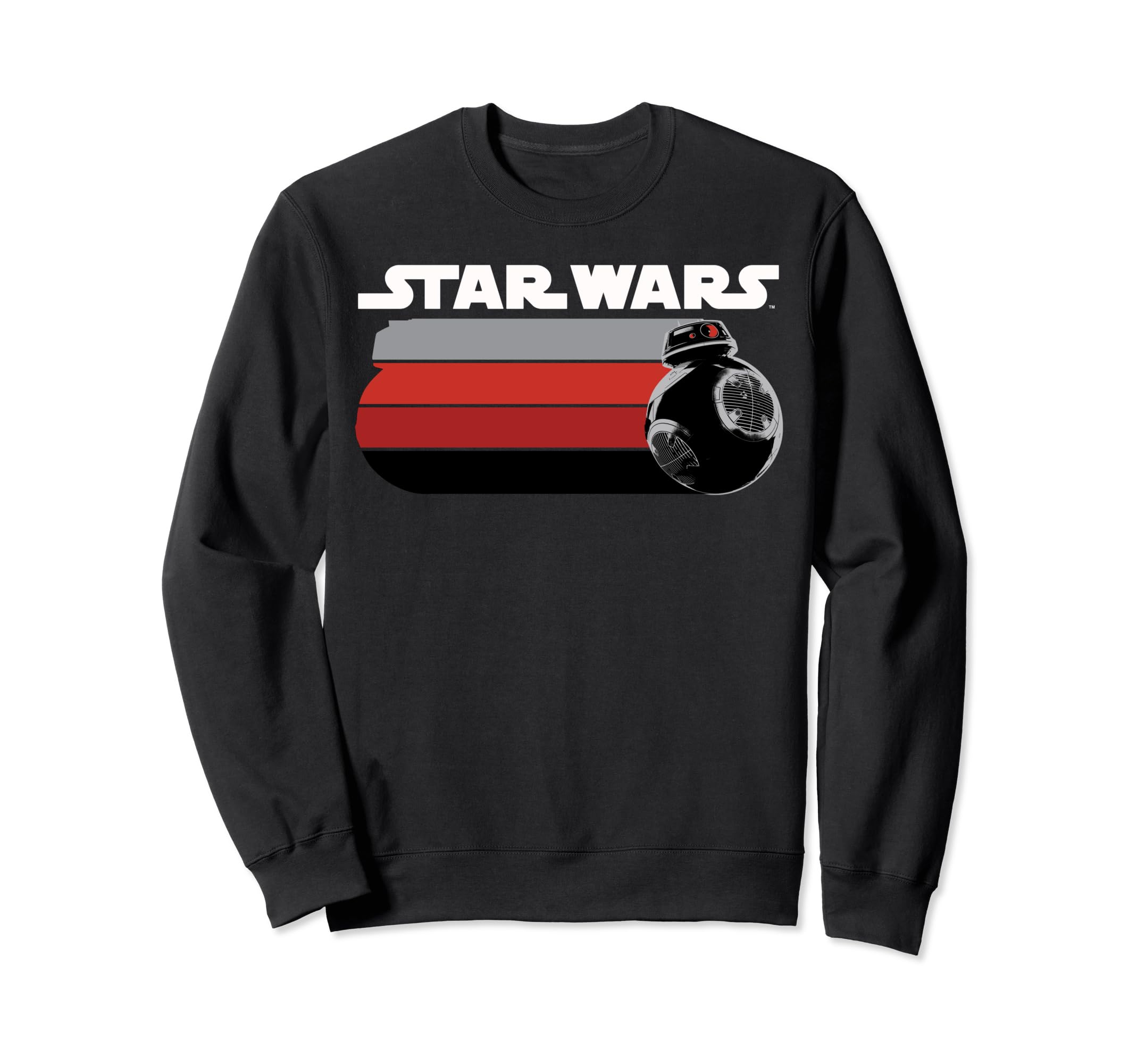 Star Wars Last Jedi BB-9E Rolling Stripes Graphic Sweatshirt Sweatshirt
