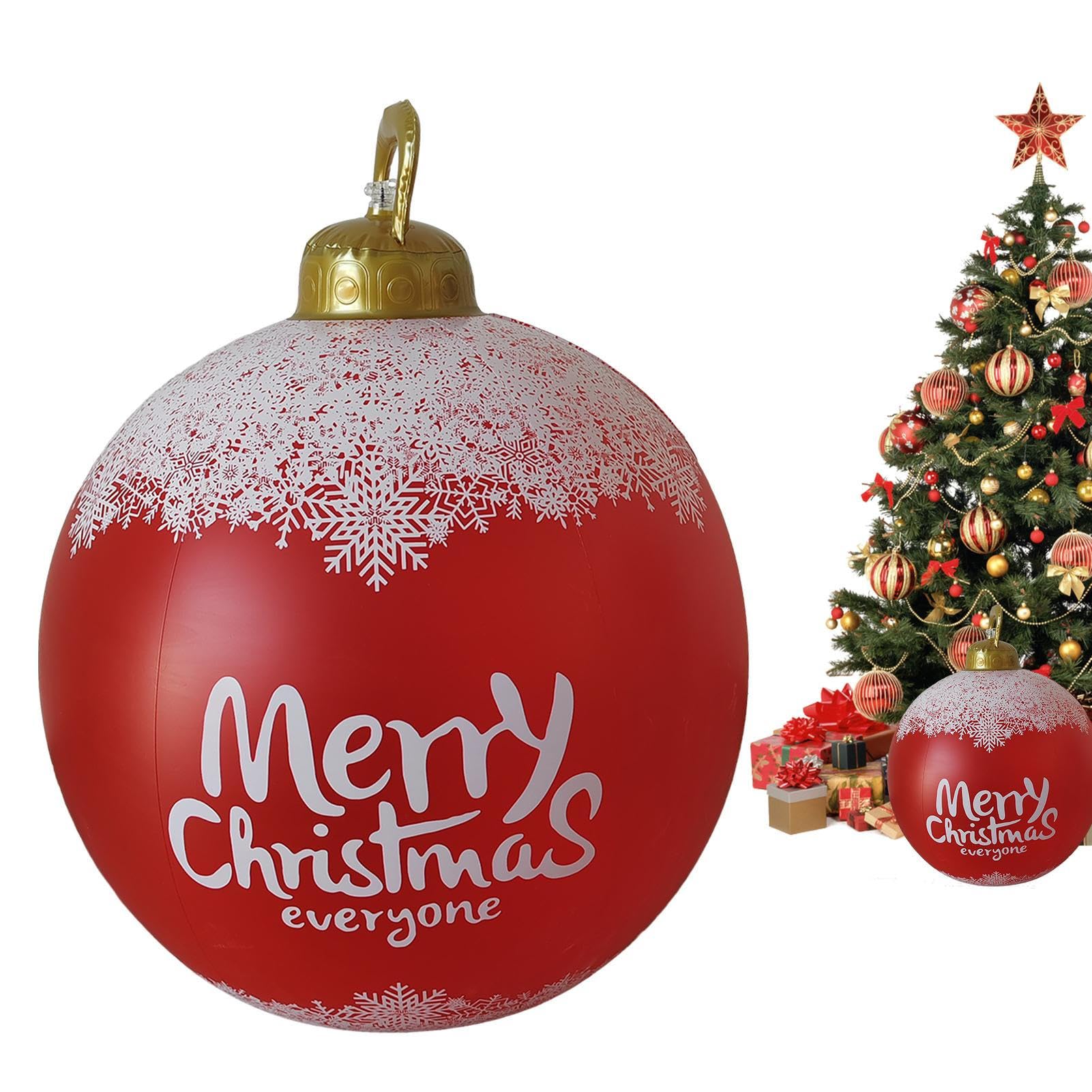 Ballon Gonflable De 60 Cm, Décoration De Noël Géante, Ballon Gonflable Transparent, Idéal Pour Décorer Les Porches Ou Les Jardins. | Leroy Merlin