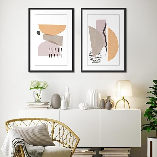 Vista 273 de upsimples - Portarretratos de 8.5 x 11 pulgadas, para fotos de 6 x 8 pulgadas con paspartú o de 8.5 x 11 pulgadas sin paspartú, marcos de fotos