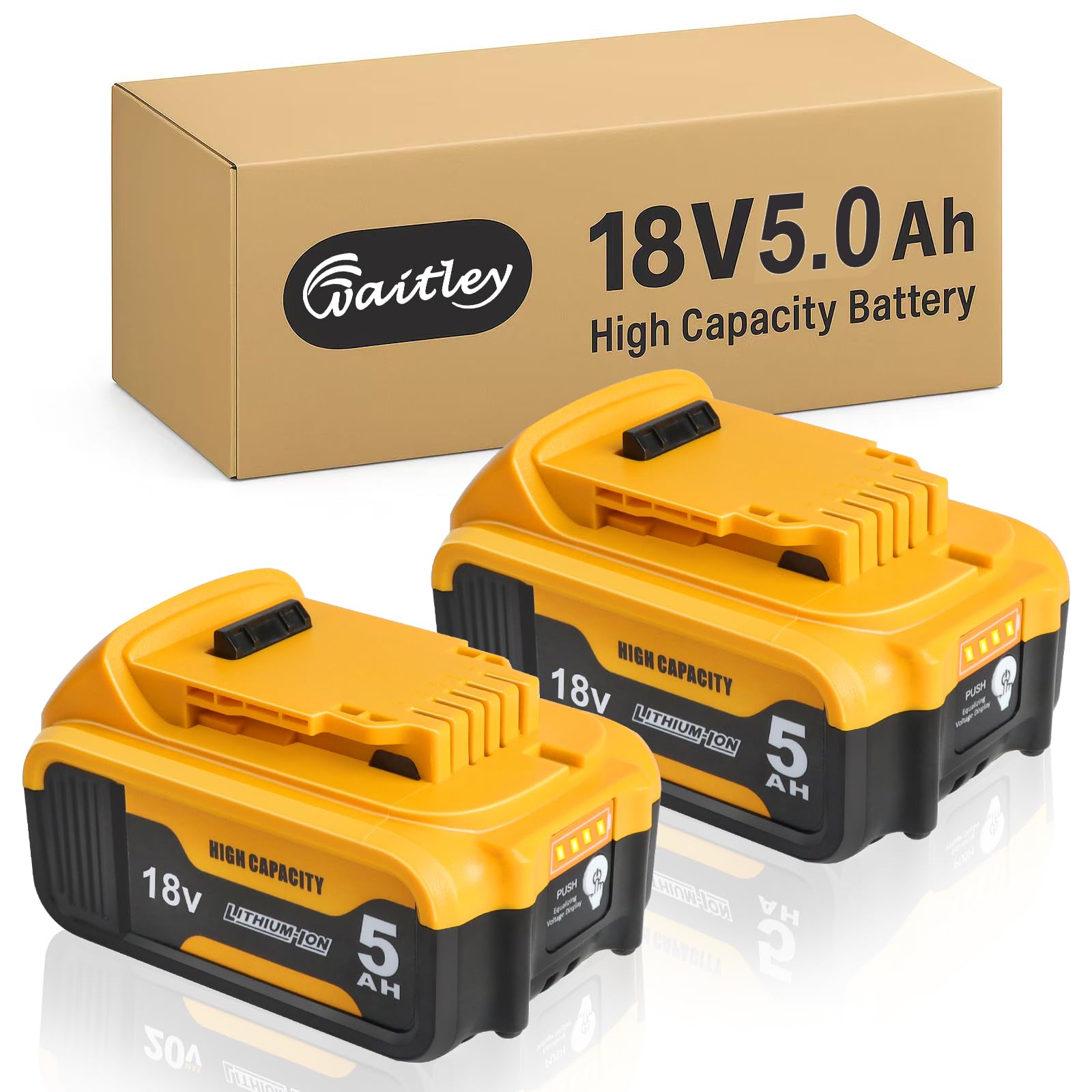 Batéria DeWalt DCB184 18V Li-Ion 4000mAh - Batérie do aku náradia a Batéria DeWalt DCB184 18V Li-Ion 4000mAh - Batérie do aku náradia a