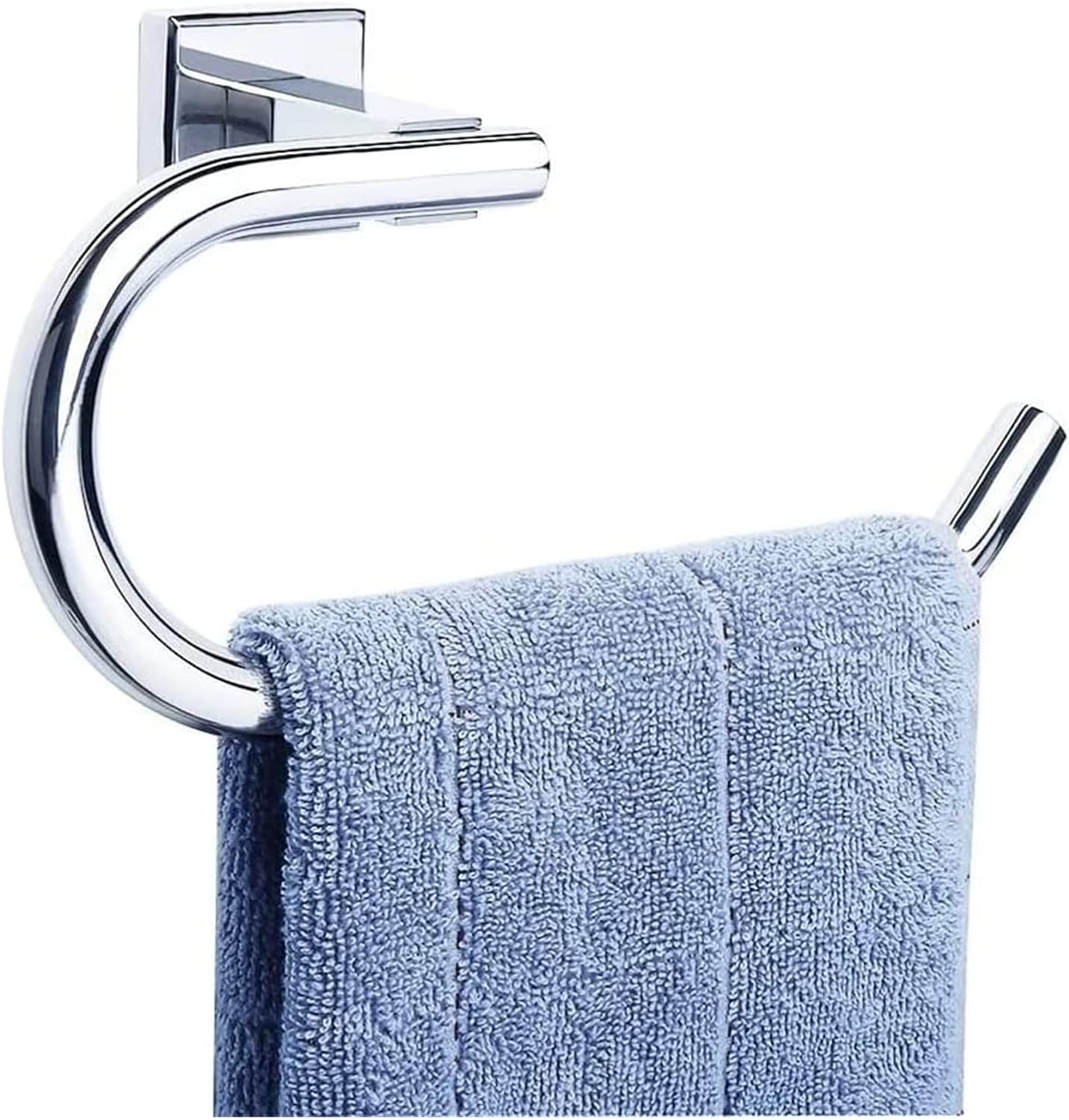 Towel Rail Bath Towel Holder,Bathroom Hand Towel Ring,Bathroom Towel Ring Bar,Toilet Paper Holder,Towel Holder Wall Mount,Sus 304 Stainless Steel Polished Chrome,Brushed/Silver/a ( Color : Black Nicke