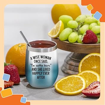 NewEleven Retirement Gift For Woman 2026 - Coworker Leaving Gift, Goodbye Coworker Gifts For Women, Men - Happy Retirement, Farewell Gifts For Coworkers, Friends - 12 Oz Tumbler