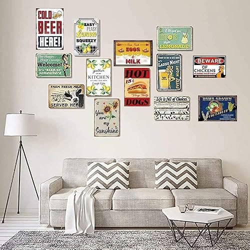 Miniatura 7 de Come Sit By Me And We'Ll Make Fun Of Them Together Metal Tin Sign, Sarcastic Quotes Sign For Home Office Man Cave Accessories Garage Bar Pub Cafe