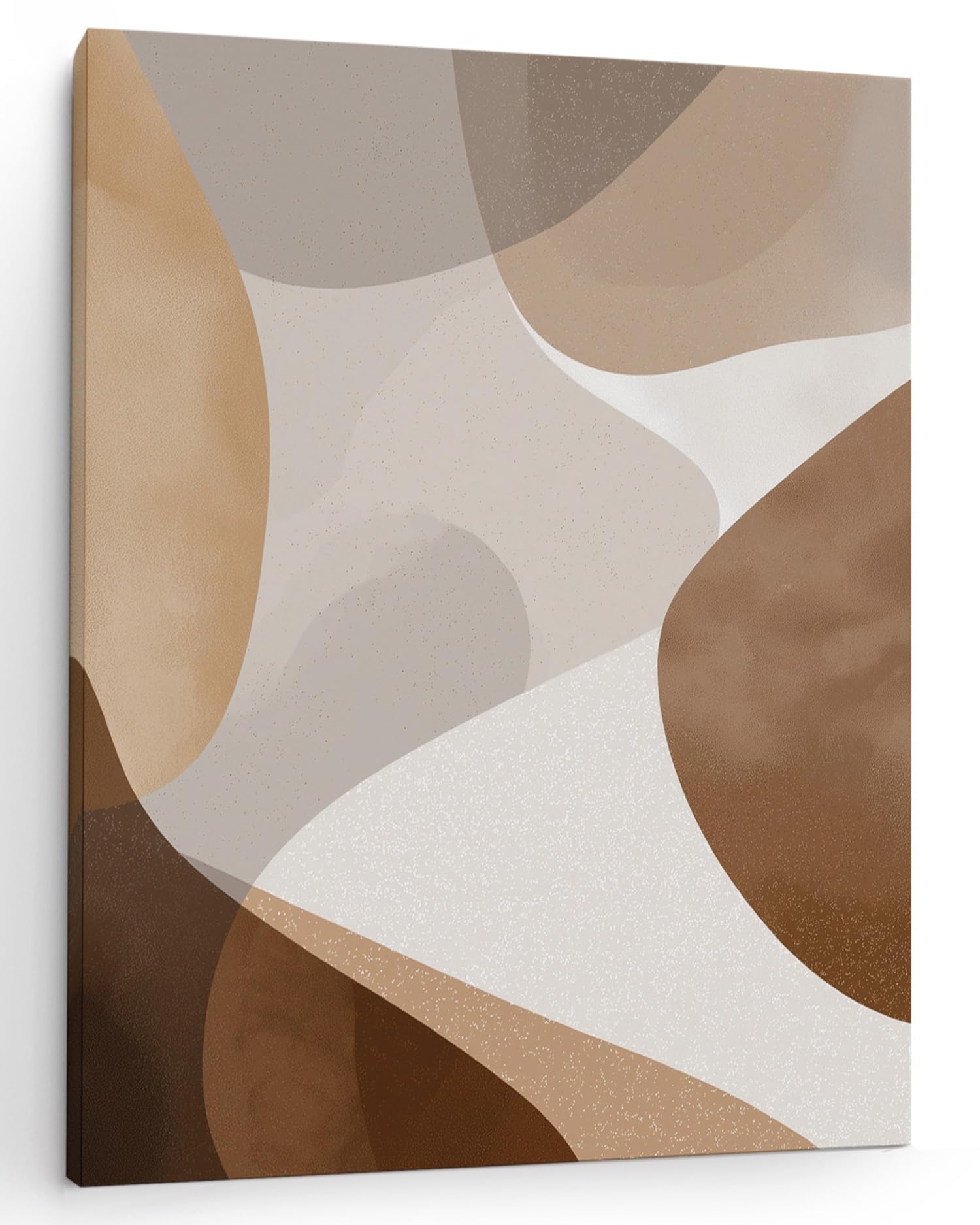 Panorama Cuadros Decoración Salón Modernos - Abstracto Tierra 80x120 cm - Bastidor de Madera - Lienzos Decorativos para colgar en Pared - Regalos Originales para Dormitorios, Cocina, Habitación